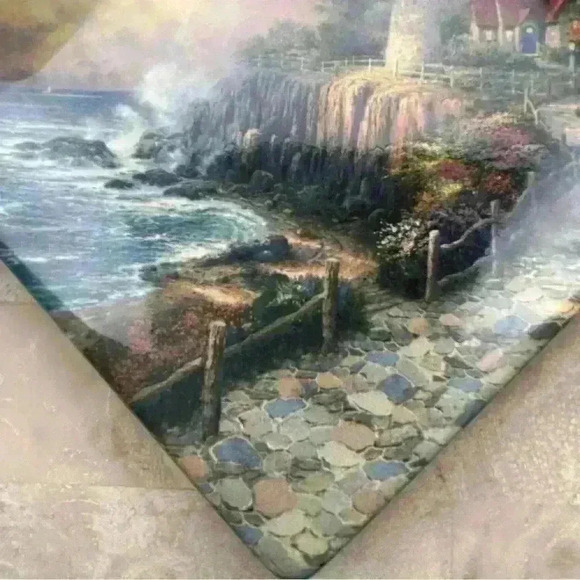 Thomas Kinkade First Edition Plate “A Light in the Dark” The Bradford Exchange - Picture 13 of 17